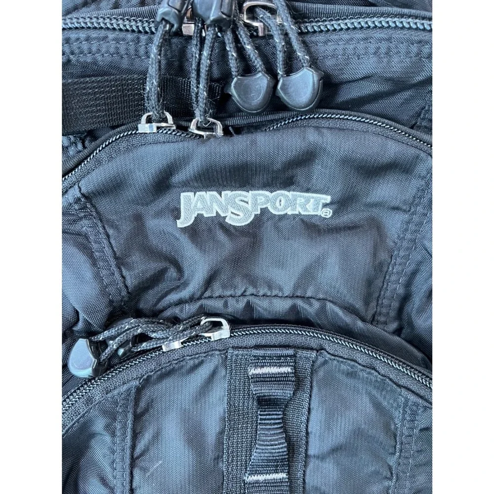 JanSport Equinox 33 Backpack Black Technical Hiking Daypack Travel Bag